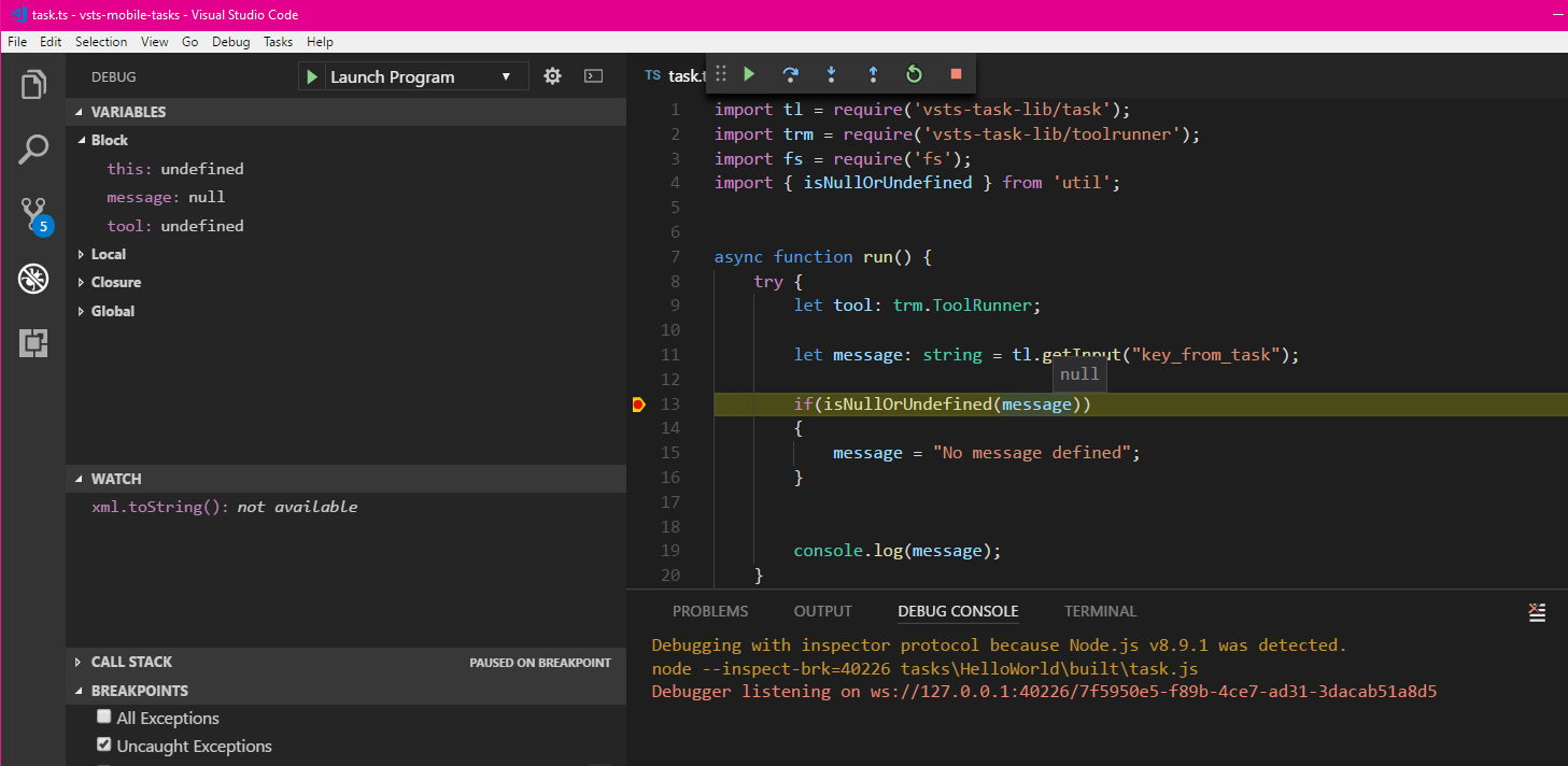 Debugging
