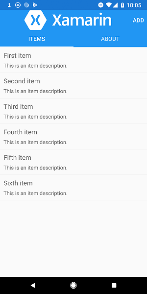 Android App with Icon in Toolbar
