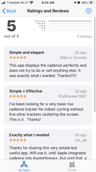 App Store Connect with Reviews!