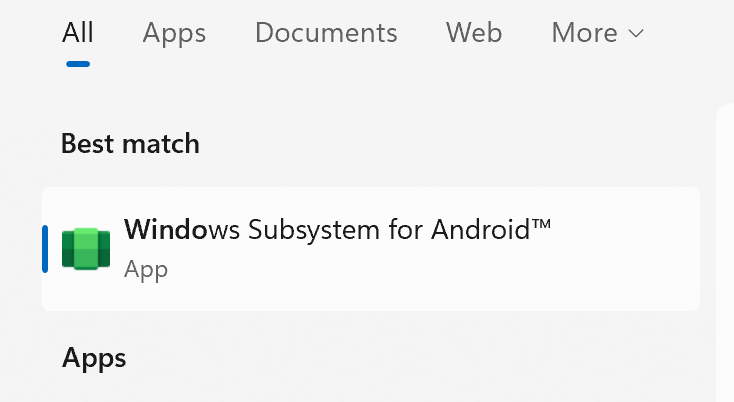 Search for Android
